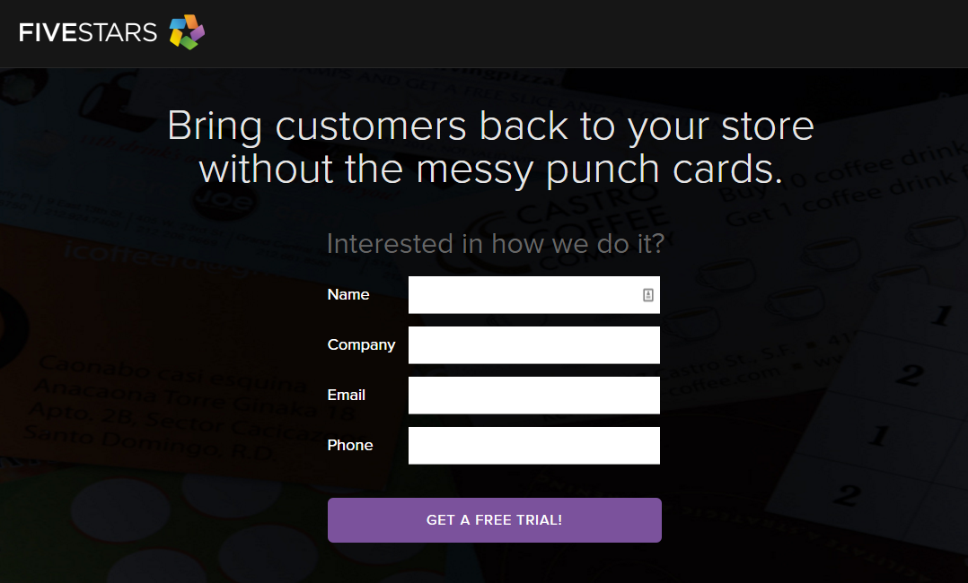 Bring customers back to your store without the messy punchards