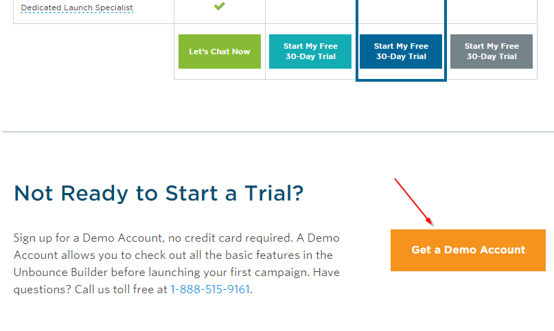 Free Unbounce Account